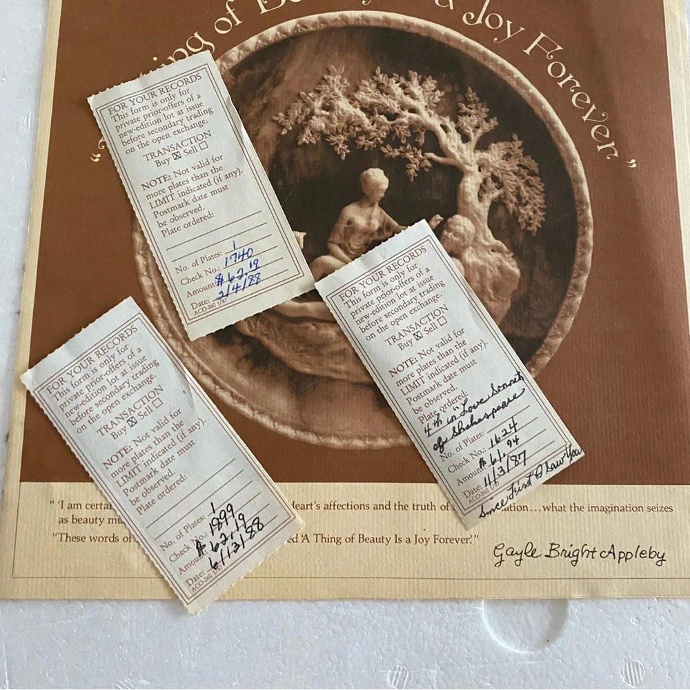 Gayle Bright Appleby collector plate in original packaging - Picture 4 of 14